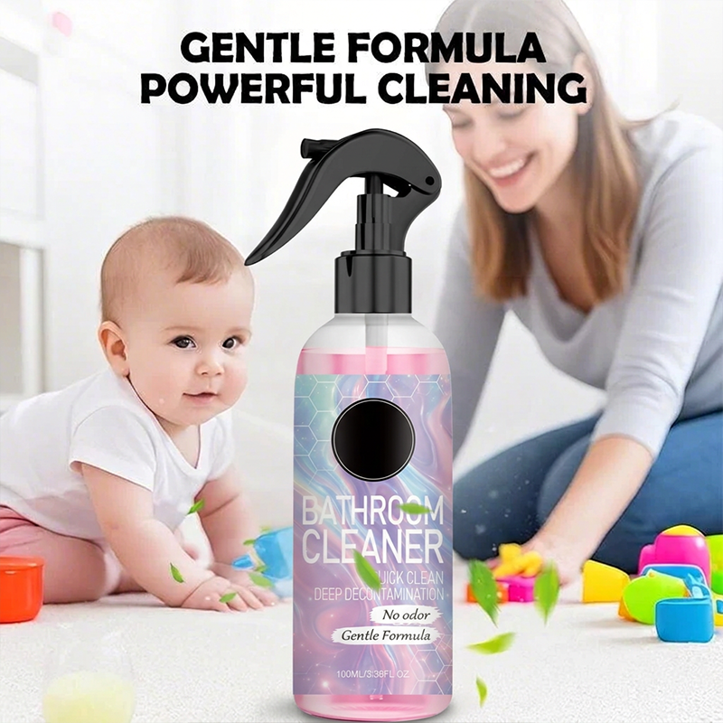 🌟🌟 Bathroom Cleaner: Sparkle in Seconds, No Harsh Fumes